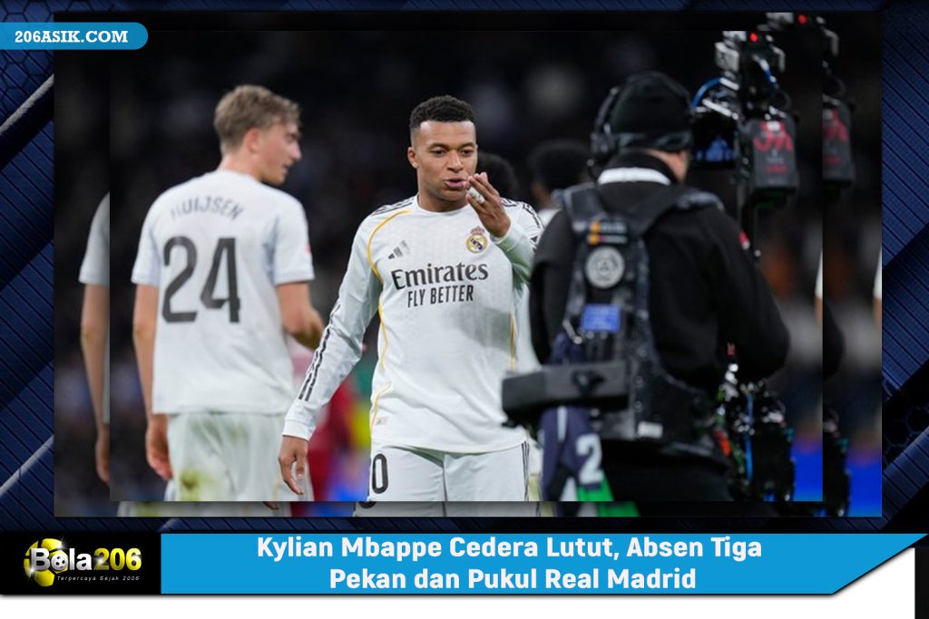 Kylian Mbappe Cedera Lutut, Absen Tiga Pekan dan Pukul Real Madrid