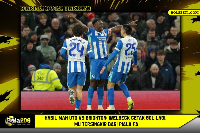 Hasil Man Utd vs Brighton