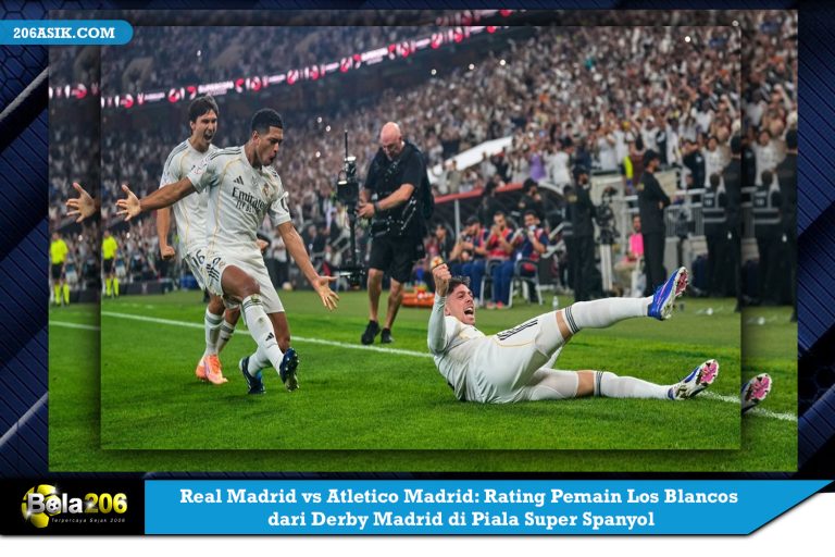 Real Madrid vs Atletico Madrid: Rating Pemain Los Blancos dari Derby Madrid di Piala Super Spanyol