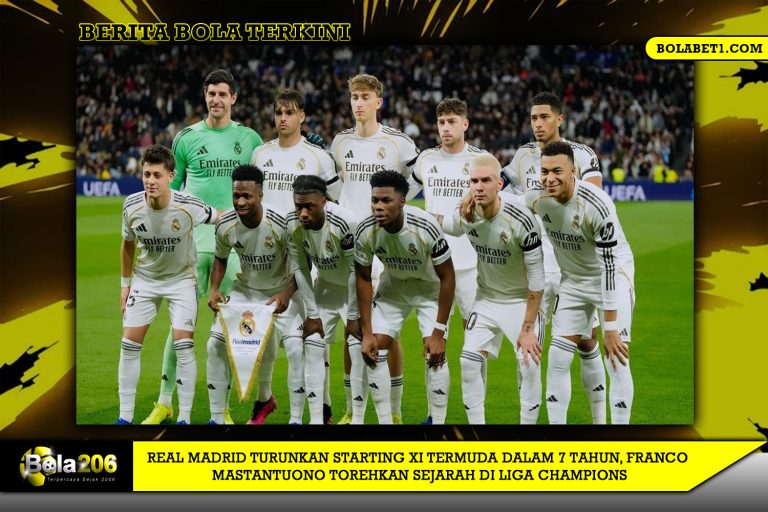 Real Madrid Turunkan Starting XI Termuda dalam 7 Tahun, Franco Mastantuono Torehkan Sejarah di Liga Champions