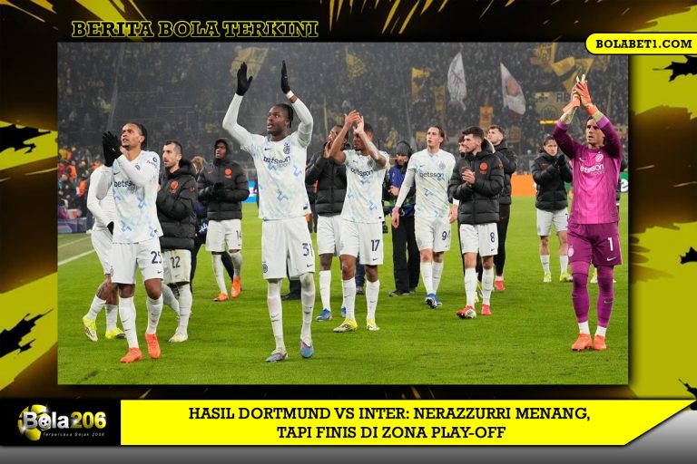 Hasil Dortmund vs Inter: Nerazzurri Menang, tapi Finis di Zona Play-off