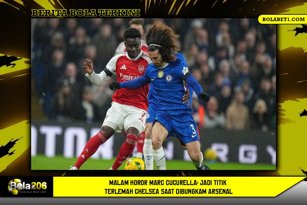 Malam Horor Marc Cucurella: Jadi Titik Terlemah Chelsea Saat Dibungkam Arsenal