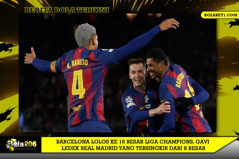 Barcelona Lolos ke 16 Besar Liga Champions, Gavi Ledek Real Madrid yang Tersingkir dari 8 Besar