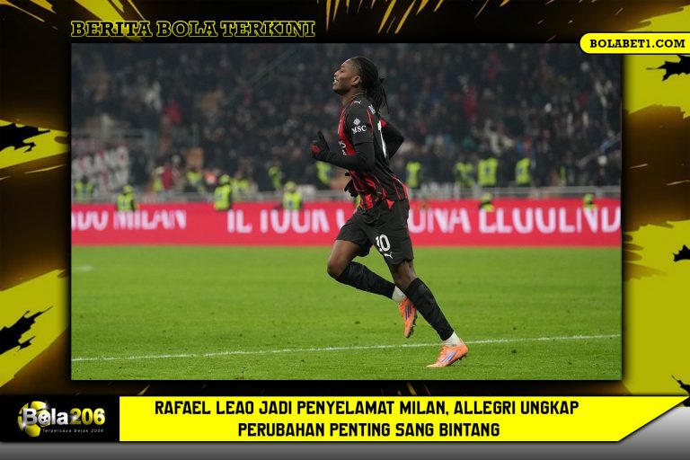 Rafael Leao Jadi Penyelamat Milan, Allegri Ungkap Perubahan Penting Sang Bintang