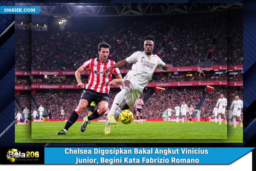 Chelsea Digosipkan Bakal Angkut Vinicius Junior, Begini Kata Fabrizio Romano