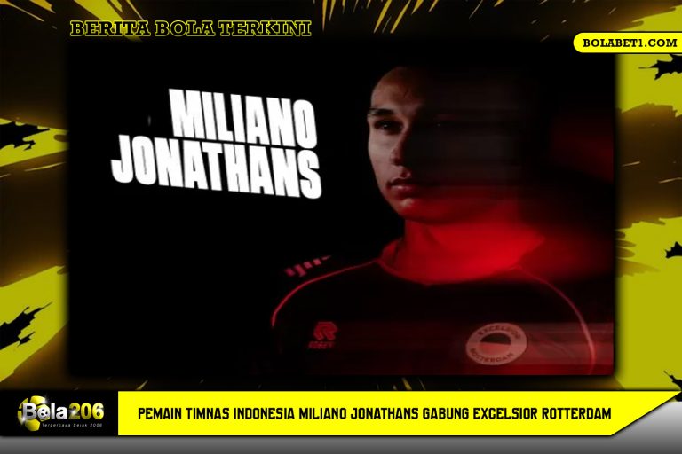 Pemain Timnas Indonesia Miliano Jonathans Gabung Excelsior Rotterdam