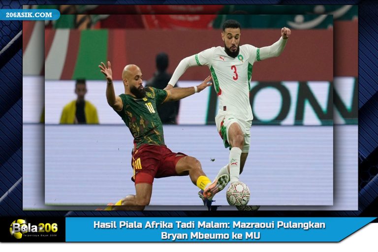 Hasil Piala Afrika Tadi Malam: Mazraoui Pulangkan Bryan Mbeumo ke MU