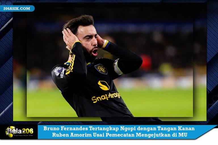 Bruno Fernandes Tertangkap Ngopi dengan Tangan Kanan Ruben Amorim