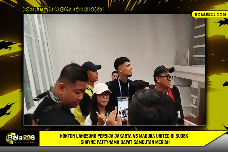 Nonton Langsung Persija Jakarta vs Madura United di SUGBK, Shayne Pattynama Dapat Sambutan Meriah