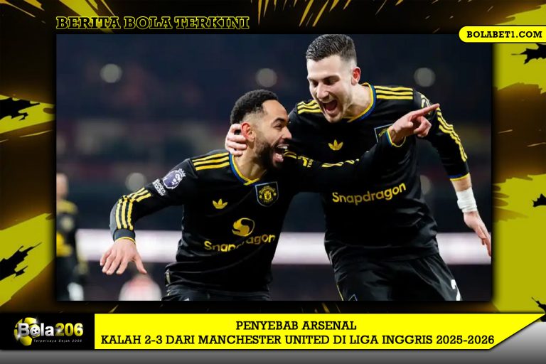 Penyebab Arsenal Kalah 2-3 dari Manchester United di Liga Inggris 2025-2026
