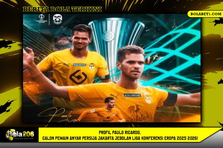 Profil Paulo Ricardo, Calon Pemain Anyar Persija Jakarta Jebolan Liga Konferensi Eropa 2025-2026!