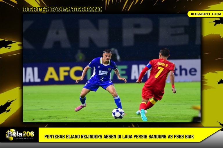 Penyebab Eliano Reijnders Absen di Laga Persib Bandung vs PSBS Biak