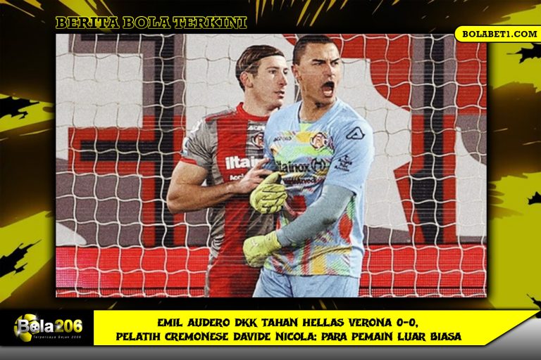 Emil Audero Dkk Tahan Hellas Verona 0-0, Pelatih Cremonese Davide Nicola: Para Pemain Luar Biasa!