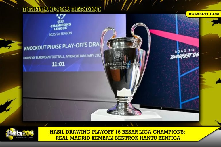 Hasil Drawing Playoff 16 Besar Liga Champions: Real Madrid Kembali Bentrok Hantu Benfica