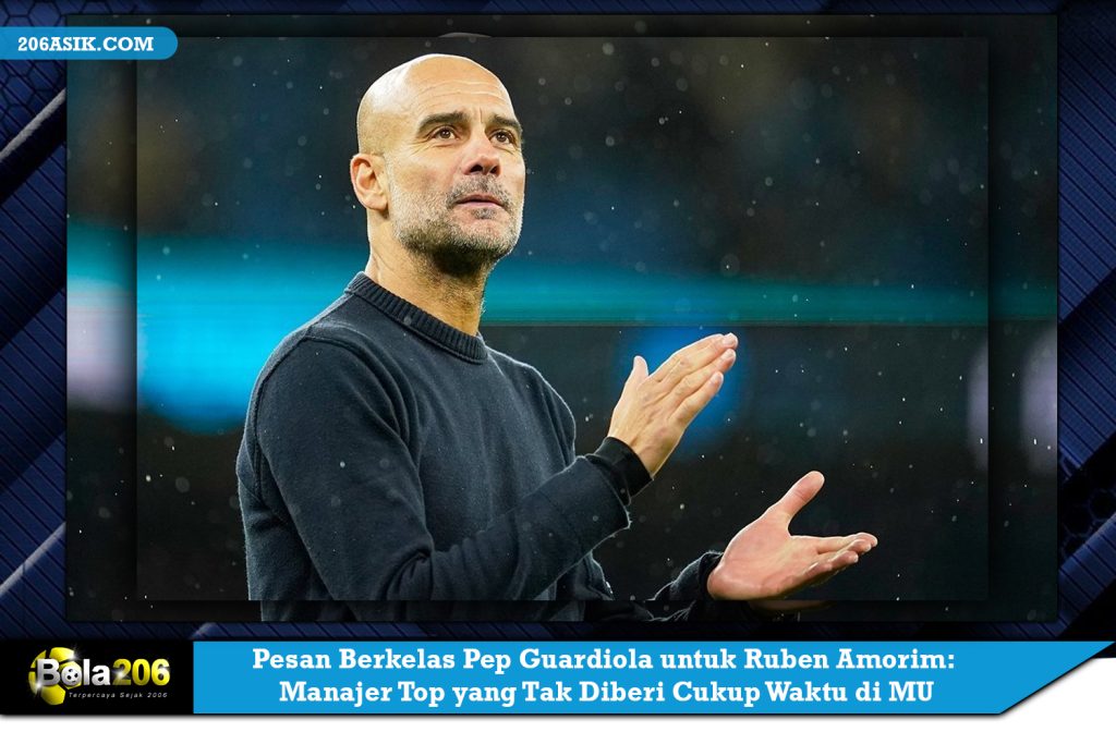Pesan Berkelas Pep Guardiola untuk Ruben Amorim