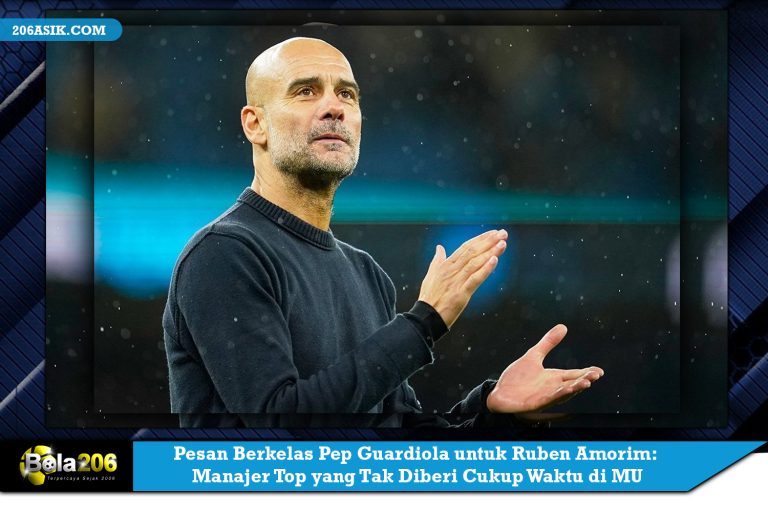 Pesan Berkelas Pep Guardiola untuk Ruben Amorim