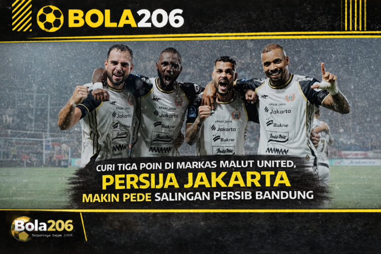 Curi Tiga Poin di Markas Malut United, Persija Jakarta Makin Pede Saling Persib Bandung