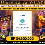 BUKTI KEMENANGAN MEMBER BOLA206 TANGGAL 06 FEBRUARI 2026