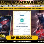 BUKTI KEMENANGAN MEMBER BOLA206 TANGGAL 05 FEBRUARI 2026