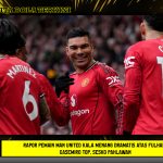 Rapor Pemain Man United Kala Menang Dramatis atas Fulham Casemiro