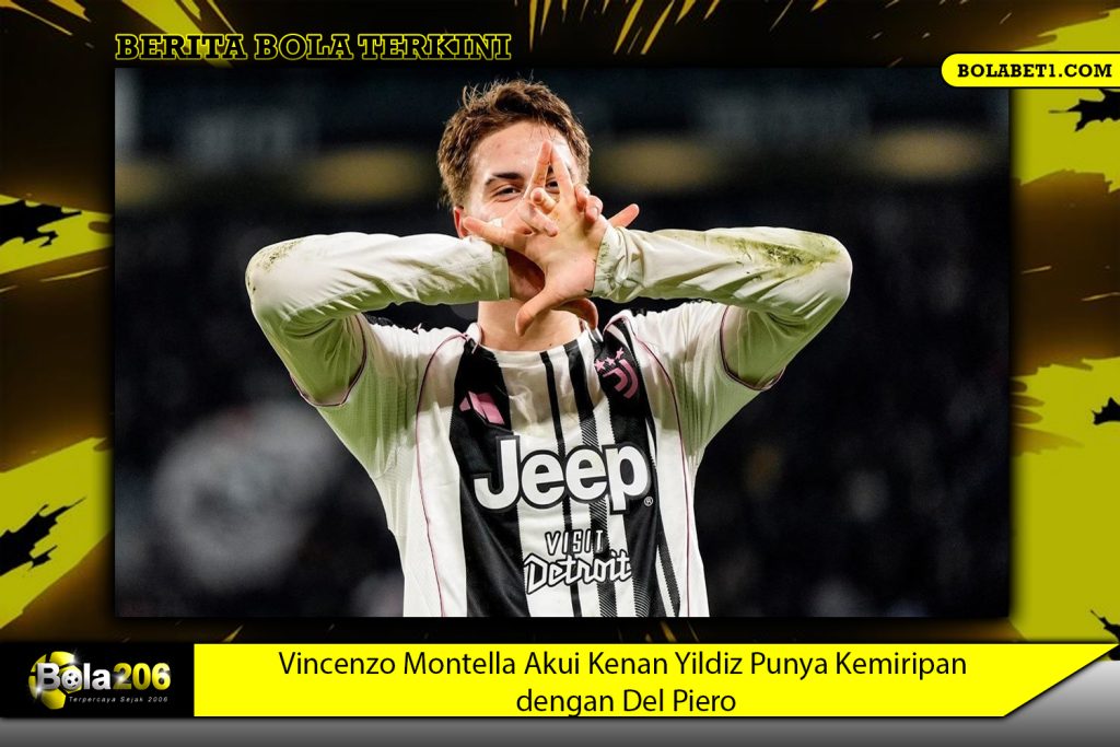 Vincenzo Montella Akui Kenan Yildiz Punya Kemiripan dengan Del Piero