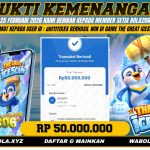 BUKTI KEMENANGAN MEMBER BOLA206 TANGGAL 25 FEBRUARI 2026