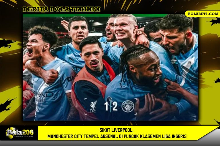 Sikat Liverpool, Manchester City Tempel Arsenal di Puncak Klasemen Liga Inggris