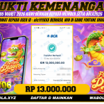 Fortune Dragon IDR 13 Million win