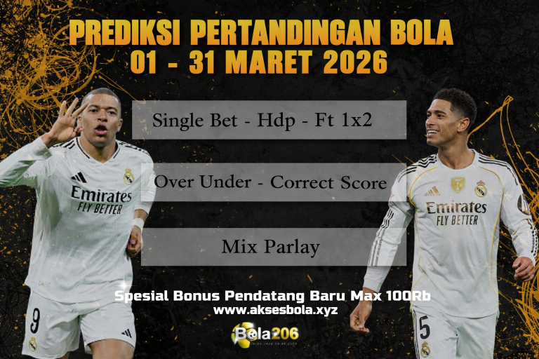 PREDIKSI PERTANDINGAN BOLA 28 – 29 MARET 2026