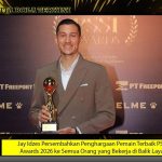 Jay Idzes Persembahkan Penghargaan Pemain Terbaik PSSI Awards 2026 ke Semua Orang yang Bekerja di Balik Layar