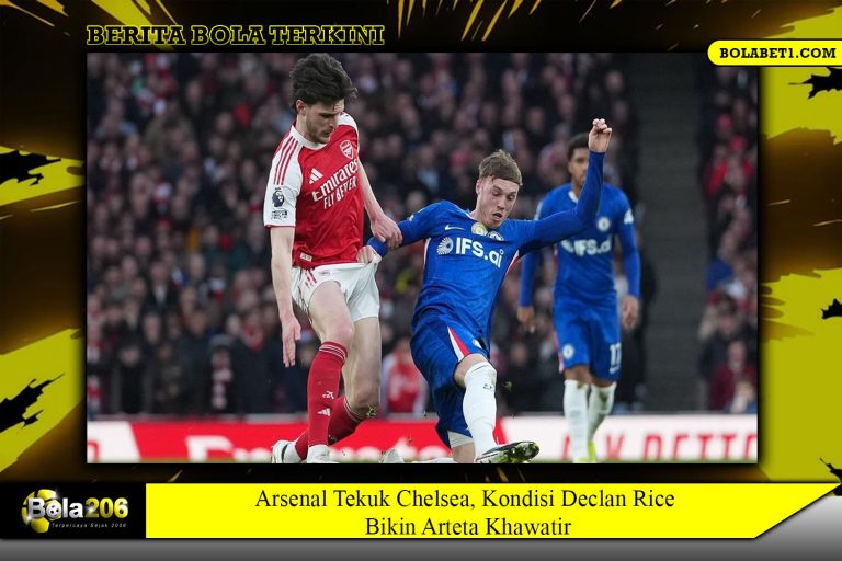 Arsenal Tekuk Chelsea, Kondisi Declan Rice Bikin Arteta Khawatir