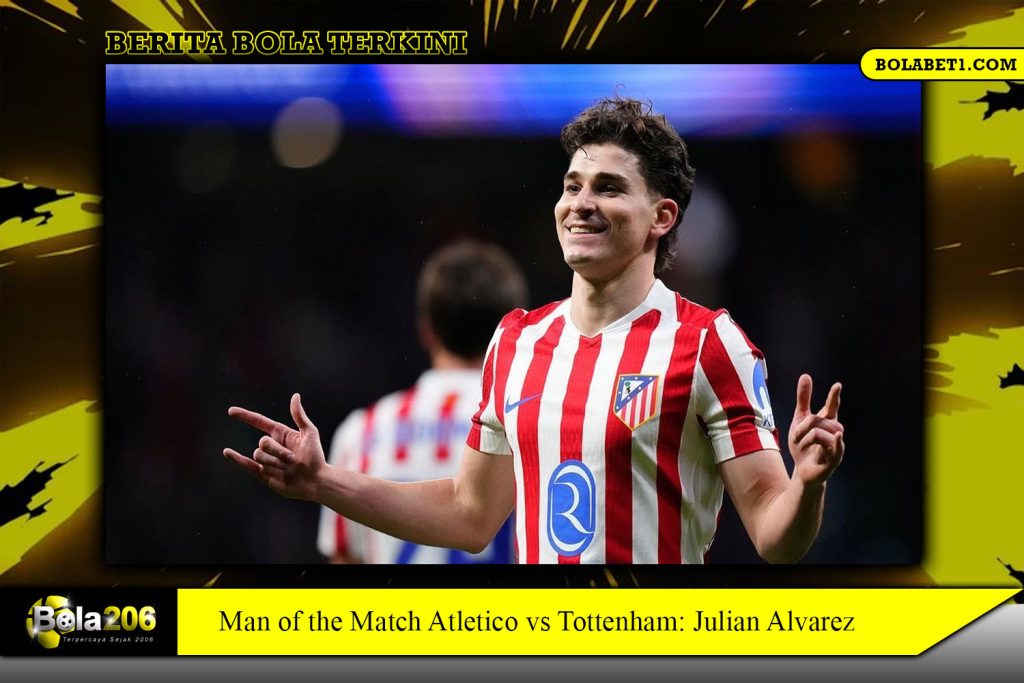 Man of the Match Atletico vs Tottenham: Julian Alvarez