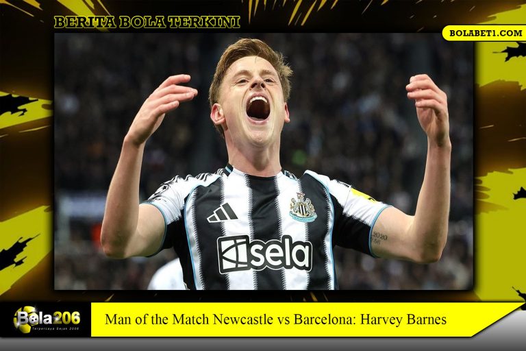 Man of the Match Newcastle vs Barcelona: Harvey Barnes