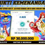 BUKTI KEMENANGAN MEMBER BOLA206 TANGGAL 07 MARET 2026