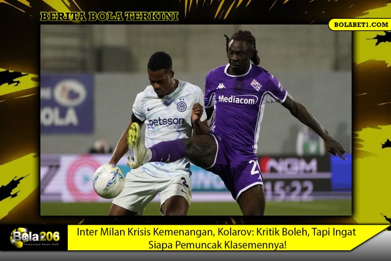 Inter Milan Krisis Kemenangan, Kolarov: Kritik Boleh, Tapi Ingat Siapa Pemuncak Klasemennya!