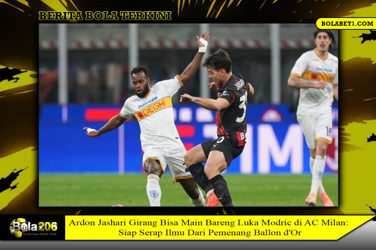 Ardon Jashari Girang Bisa Main Bareng Luka Modric di AC Milan: Siap Serap Ilmu Dari Pemenang Ballon d'Or