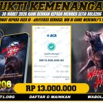 BUKTI KEMENANGAN MEMBER BOLA206 TANGGAL 30 MARET 2026