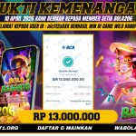 BUKTI KEMENANGAN MEMBER BOLA206 TANGGAL 10 APRIL 2026