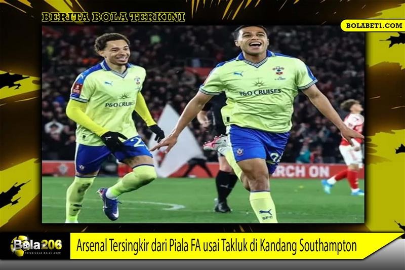Arsenal Tersingkir dari Piala FA usai Takluk di Kandang Southampton