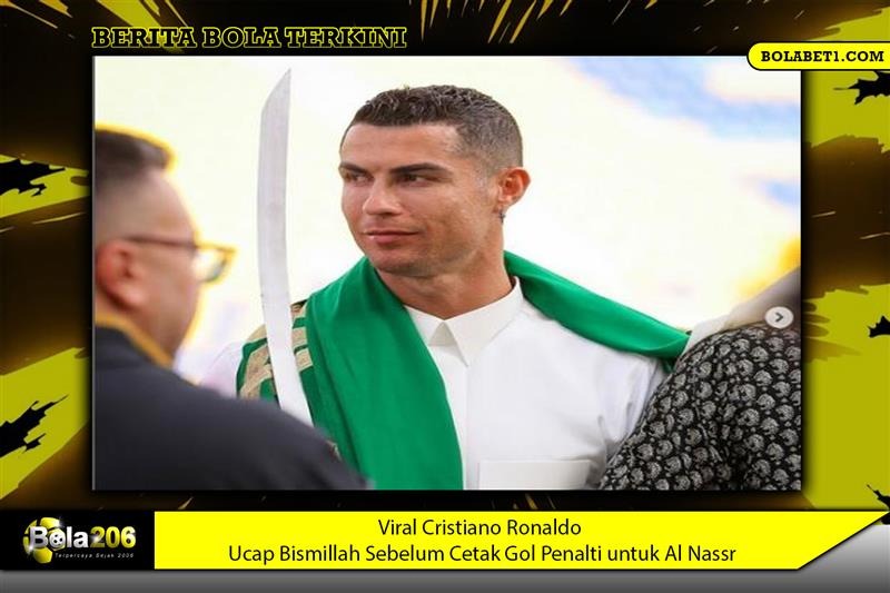 Viral Cristiano Ronaldo Ucap Bismillah Sebelum Cetak Gol Penalti untuk Al Nassr