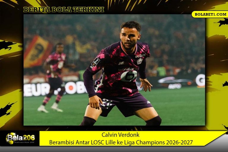 Calvin Verdonk Berambisi Antar LOSC Lille ke Liga Champions 2026-2027