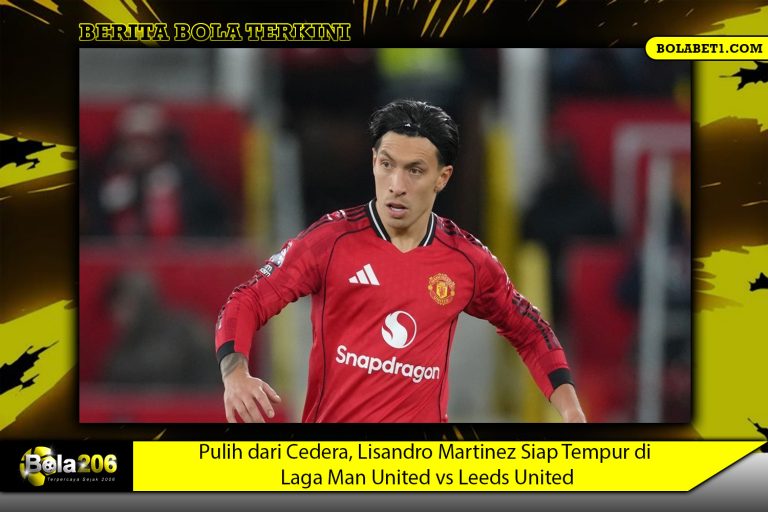 Pulih dari Cedera, Lisandro Martinez Siap Tempur di Laga Man United vs Leeds United