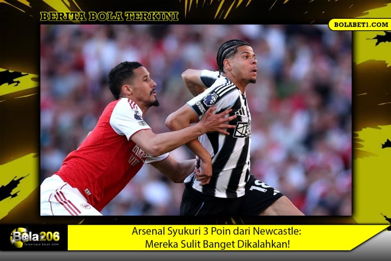 Arsenal Syukuri 3 Poin dari Newcastle