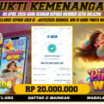 BUKTI KEMENANGAN MEMBER BOLA206 TANGGAL 09 APRIL 2026