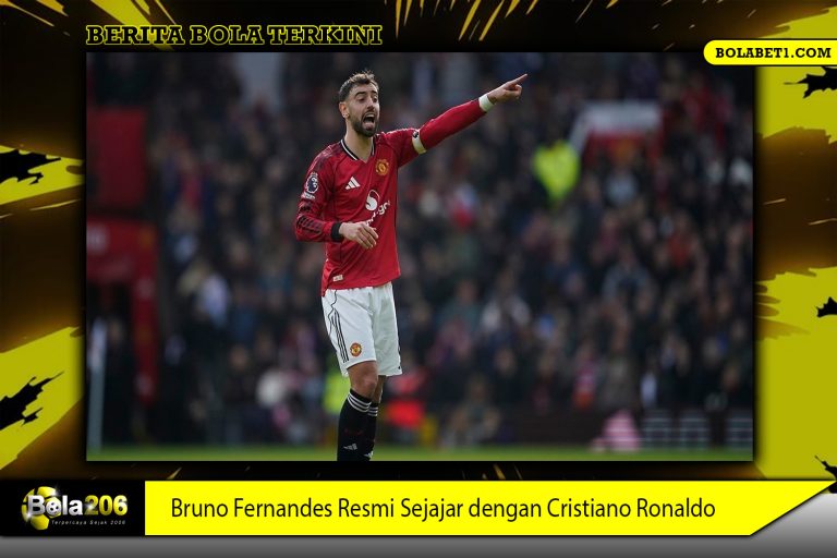 Bruno Fernandes Resmi Sejajar dengan Cristiano Ronaldo