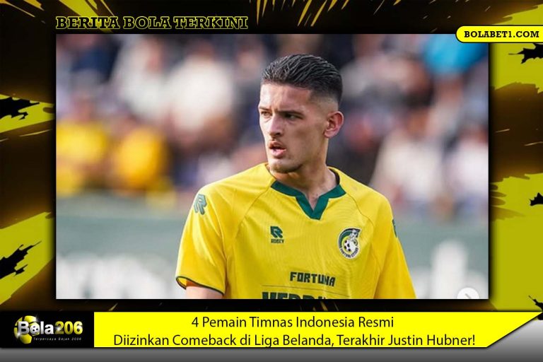 4 Pemain Timnas Indonesia Resmi Diizinkan Comeback di Liga Belanda, Terakhir Justin Hubner!