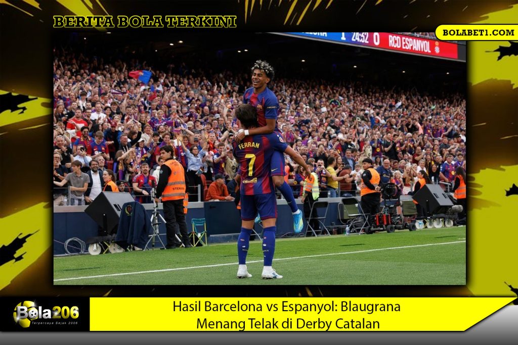 Blaugrana Menang Telak di Derby Catalan