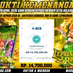 BUKTI KEMENANGAN MEMBER BOLA206 TANGGAL 26 APRIL 2026