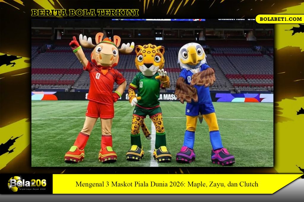 Mengenal 3 Maskot Piala Dunia 2026: Maple, Zayu, dan Clutch