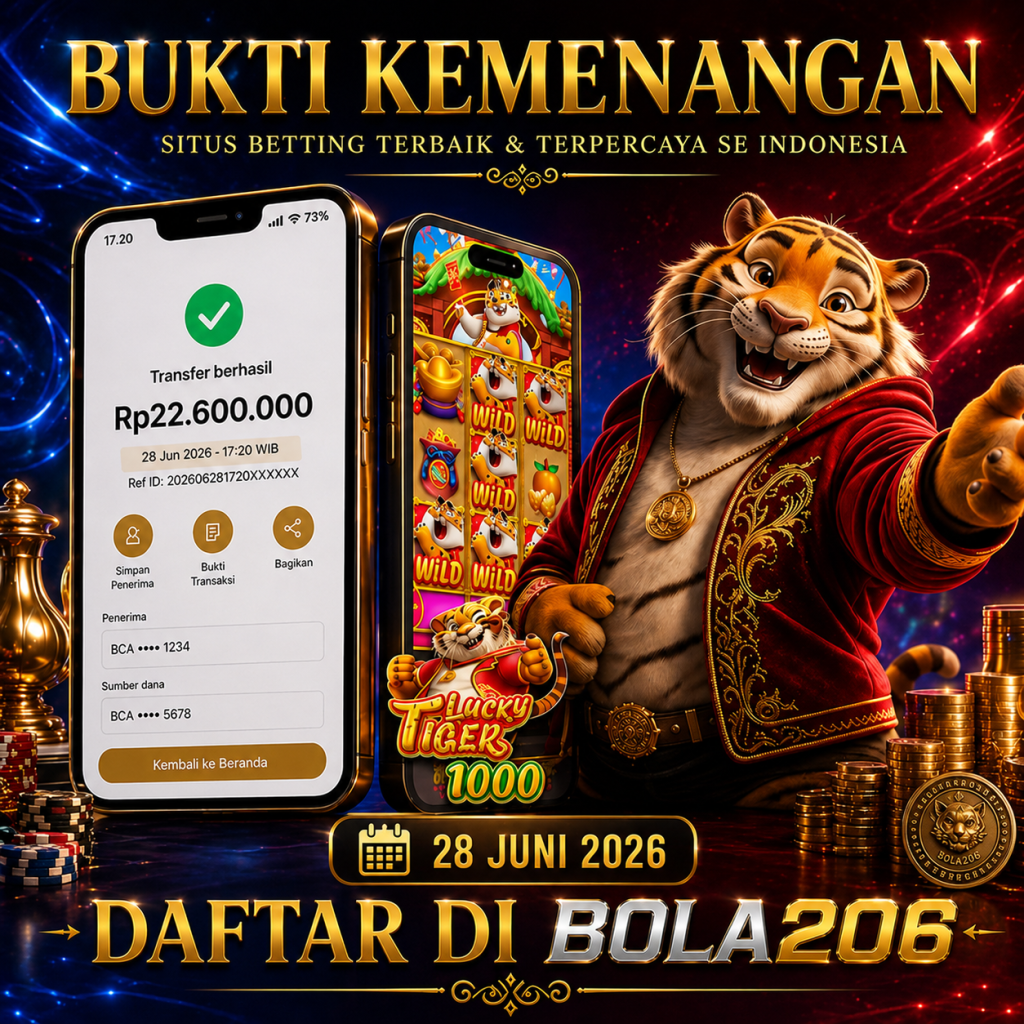 BUKTI KEMENANGAN MEMBER BOLA206 TANGGAL 28 JUNI 2026
